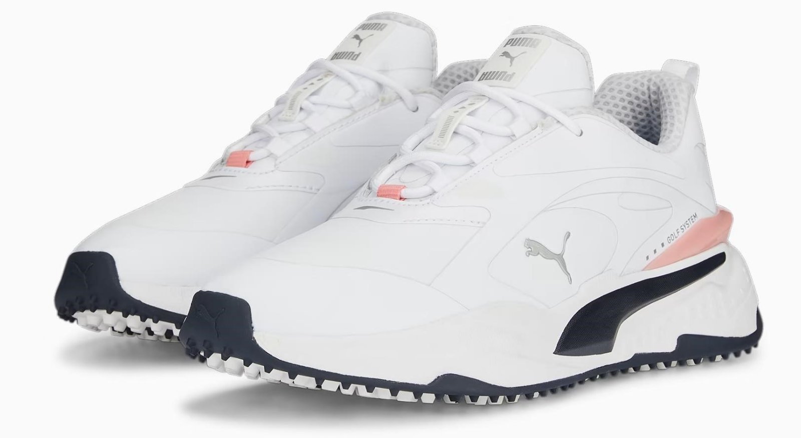 Puma Gs-Fast damskie buty golfowe, biało/granatowe
