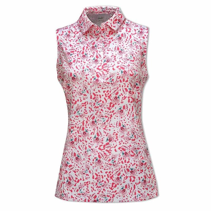 Puma Mattr Mariposa damskie polo, różowe