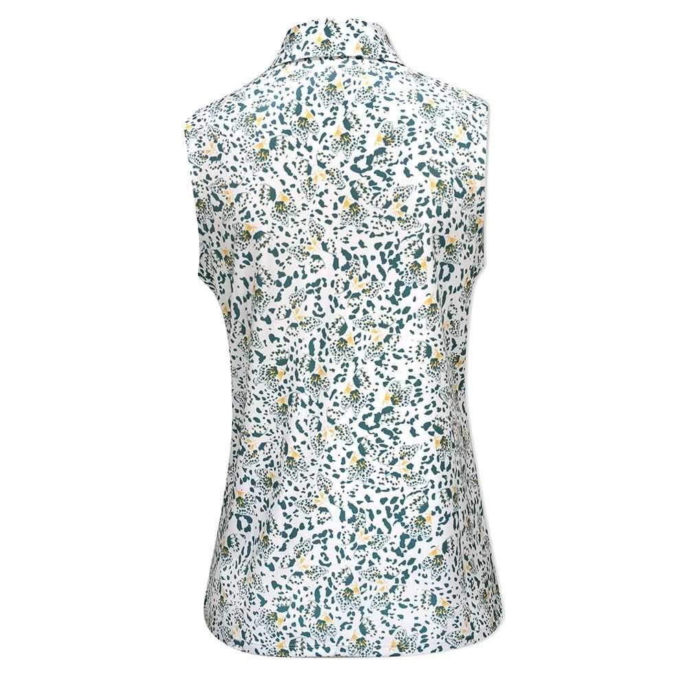 Puma Mattr Mariposa damskie polo, niebieskie