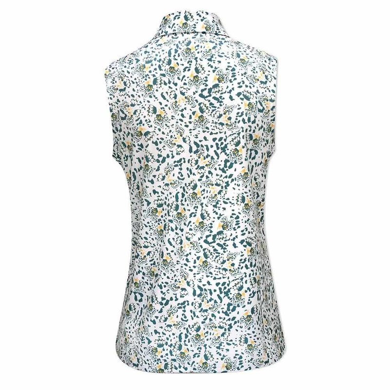 Puma Mattr Mariposa damskie polo, niebieskie