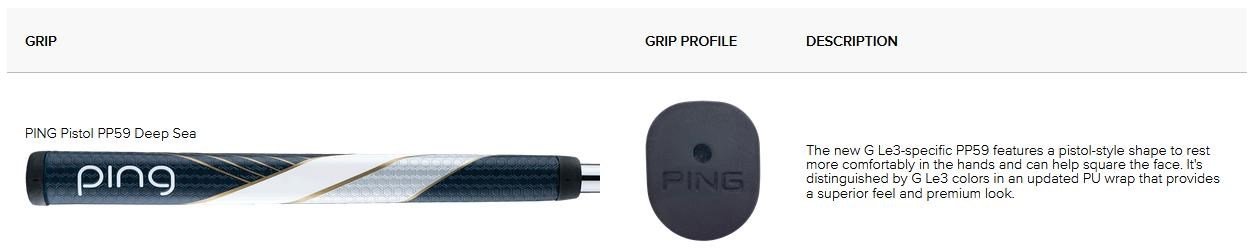 Ping G Le3 Anser damski putter