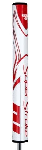 SuperStroke Zenergy Tour 2.0 putter grip, biało/czerwony