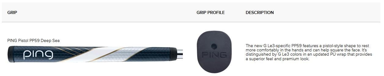 Ping G Le3 Louise damski putter