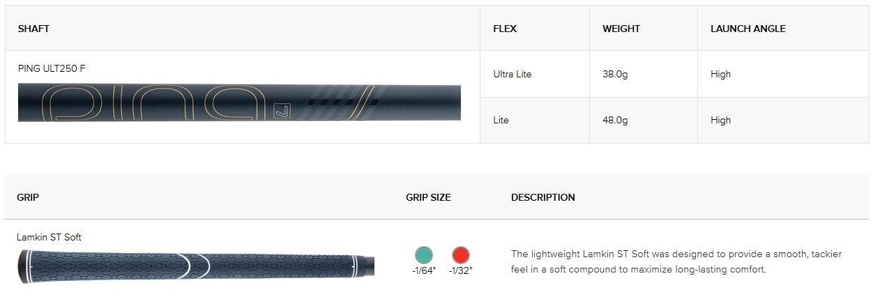 Ping G Le3 damski fairway wood