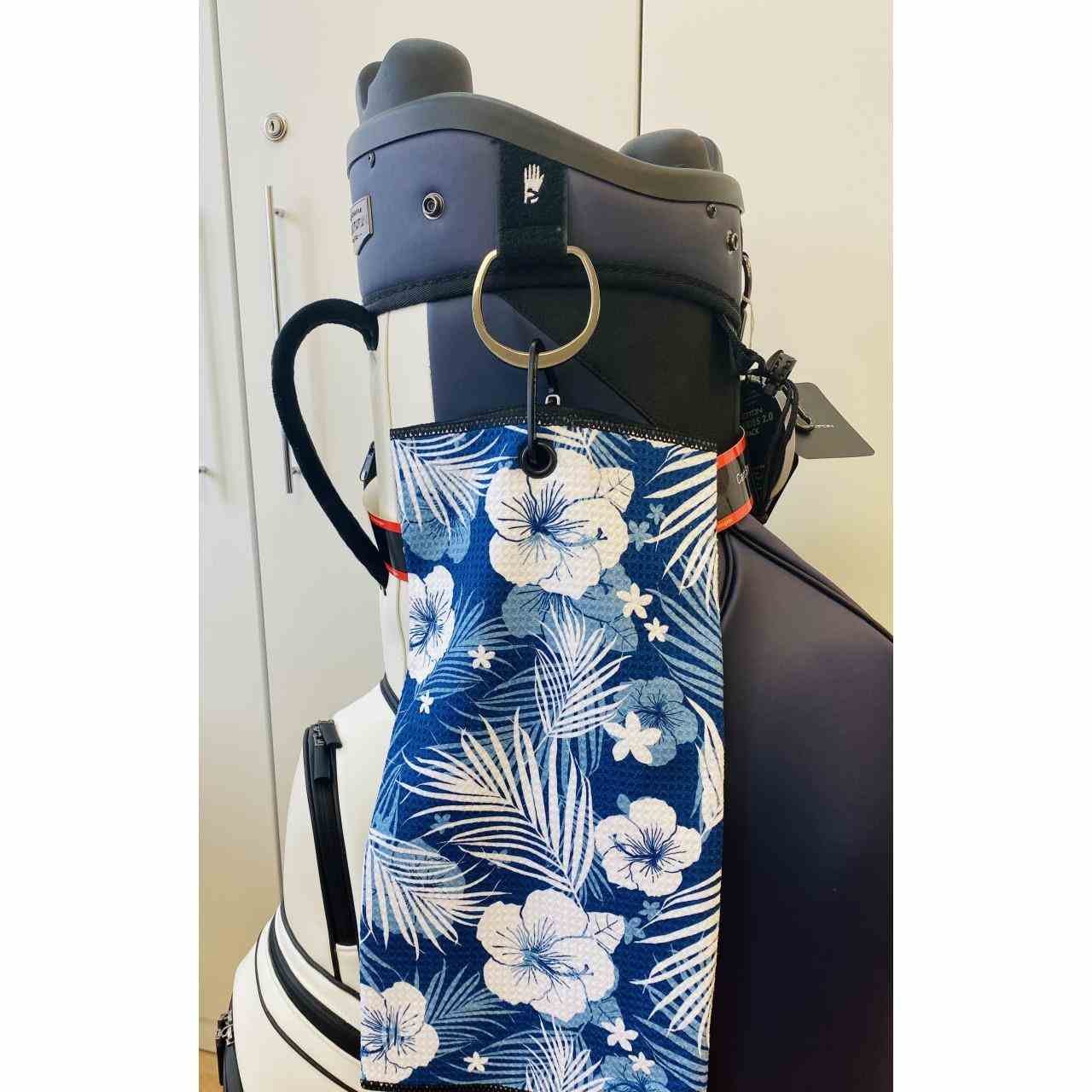 Devant Ultimate Microfiber ręcznik golfowy, tropical flowers