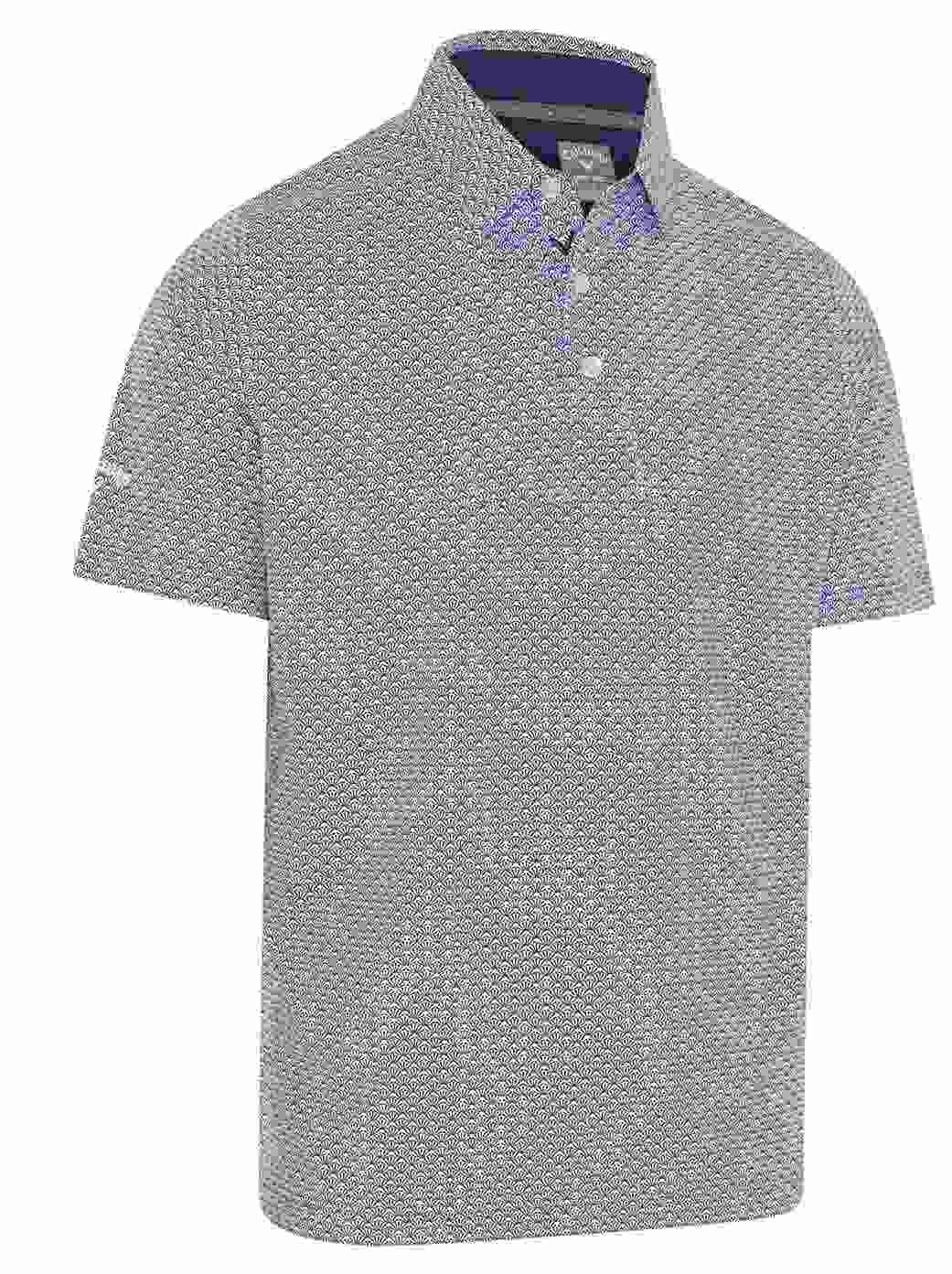 Callaway All Over Trademark męskie polo, granatowe