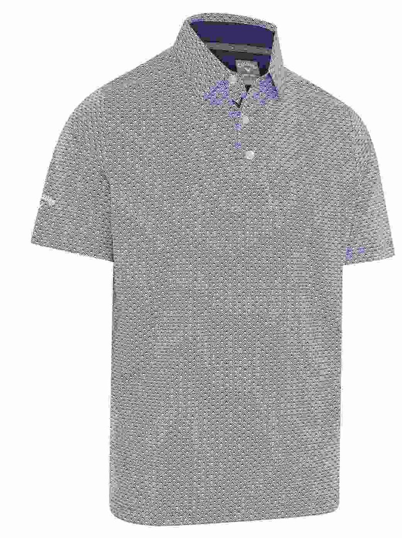 Callaway All Over Trademark męskie polo, granatowe