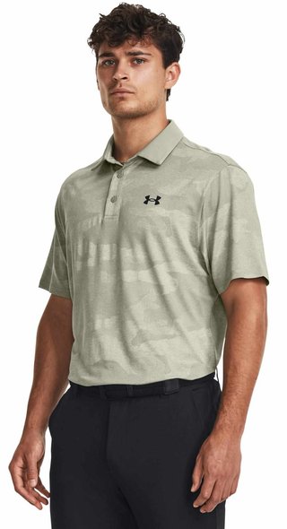 Under Armour Playoff 3.0 Jacquard męskie polo, grove green