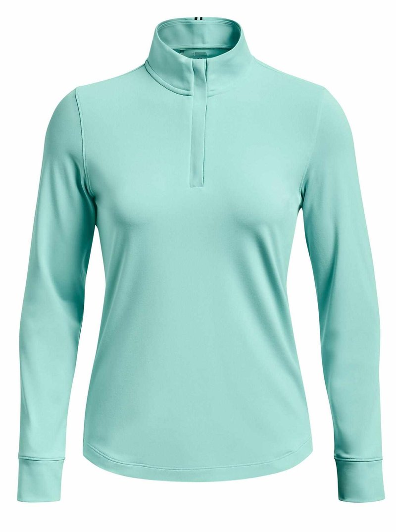 Under Armour Playoff 1/4 Zip bluza damska, neo turquoise