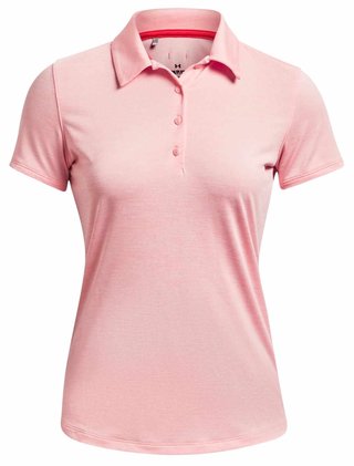 Under Armour Zinger Playoff damskie polo, jasno różowe