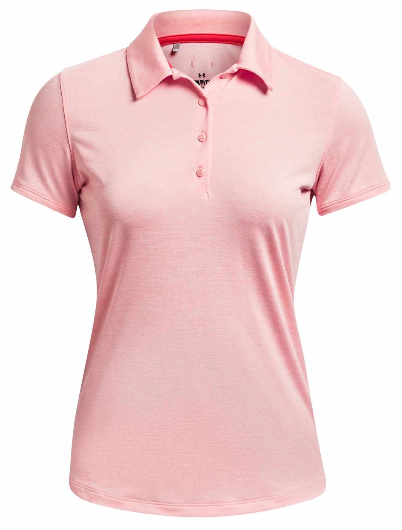 Under Armour Zinger Playoff damskie polo, jasno różowe