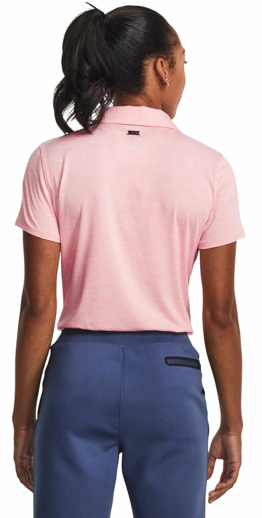 Under Armour Zinger Playoff damskie polo, jasno różowe