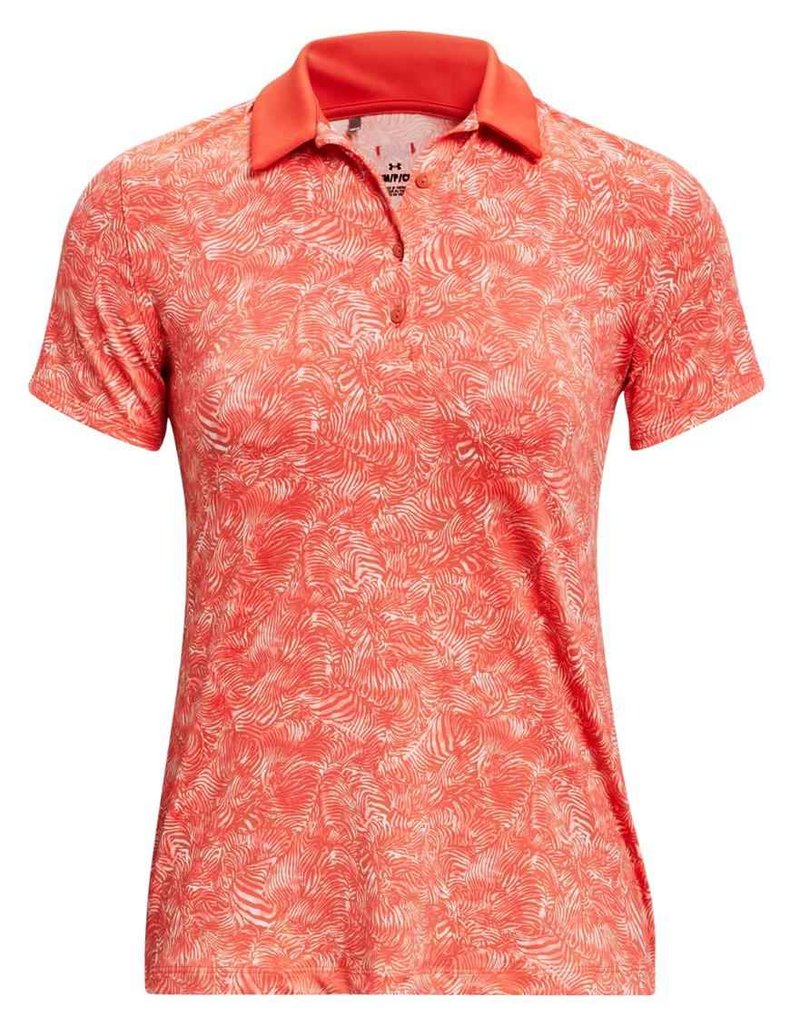 Under Armour Playoff damskie polo, czerwone