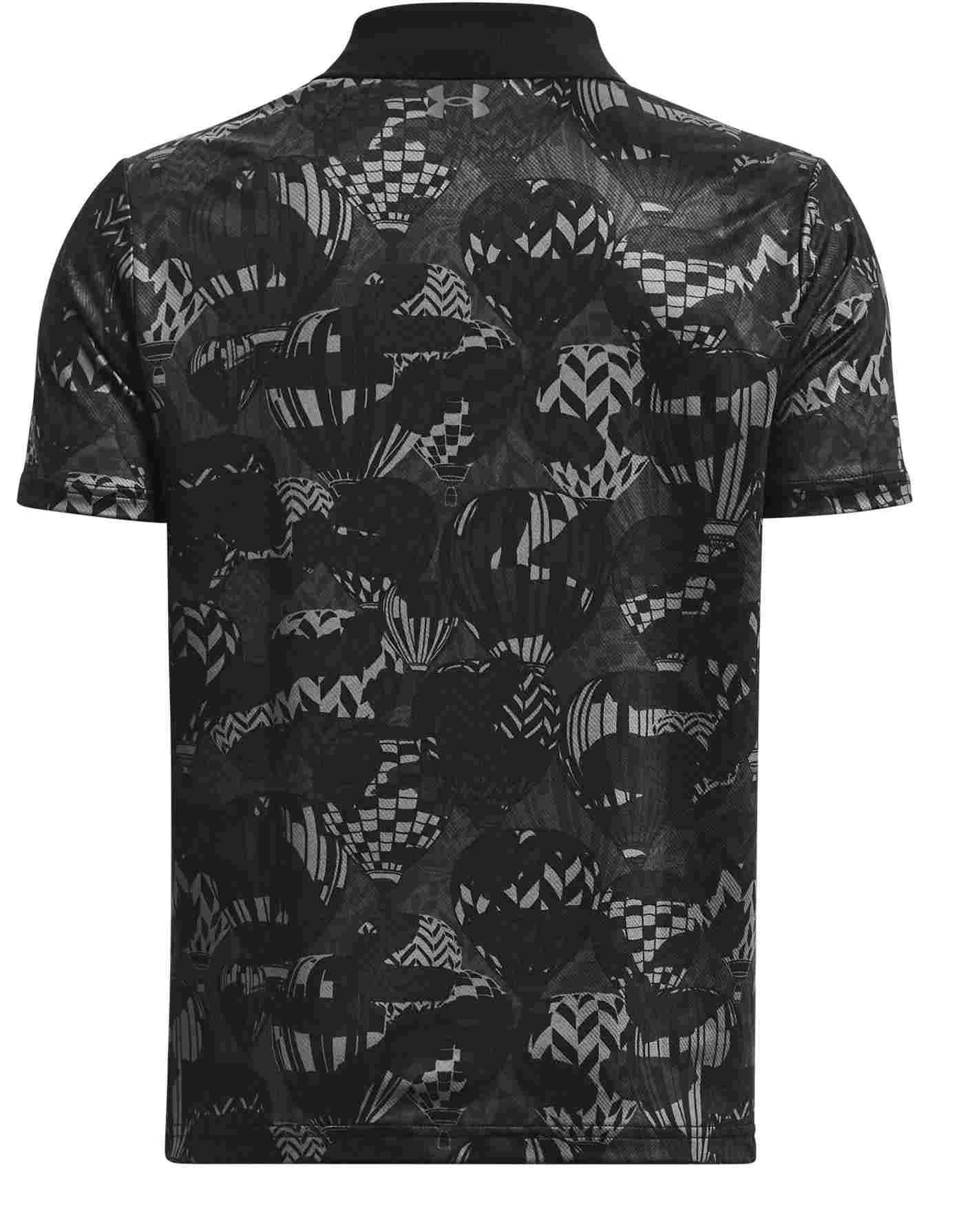 Under Armour Performance Printed dziecięce polo, czarne