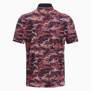 Under Armour Iso-Chill Edge męskie polo, granatowo/czerwone