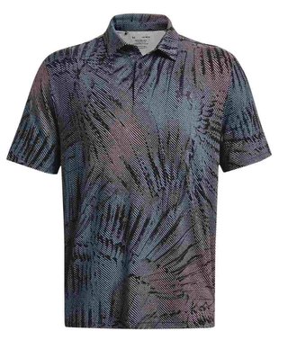 Under Armour Playoff 3.0 Printed męskie polo, czarno/różowe