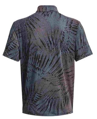 Under Armour Playoff 3.0 Printed męskie polo, czarno/różowe