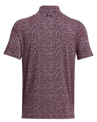 Under Armour Playoff 3.0 Printed męskie polo, granatowo/czerwone