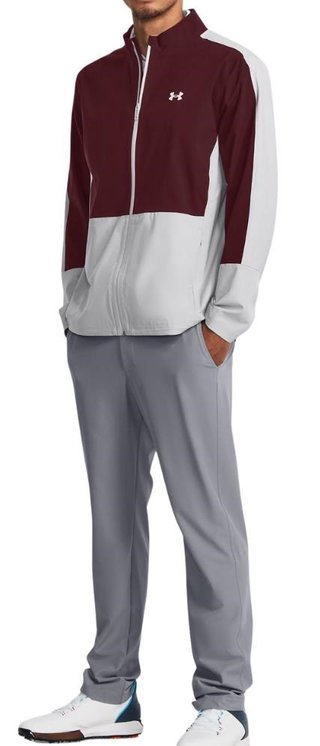 Under Armour Stormproof 3.0 męska kurtka, dark maroon/gray