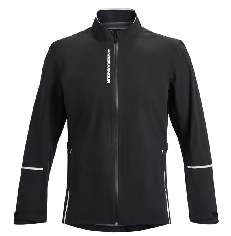 Under Armour Stormproof Cloudstrike męska kurtka, czarno/biała