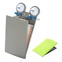 JuCad Scorecard Holder GRP etui na kartę wyników, titanium/zielone