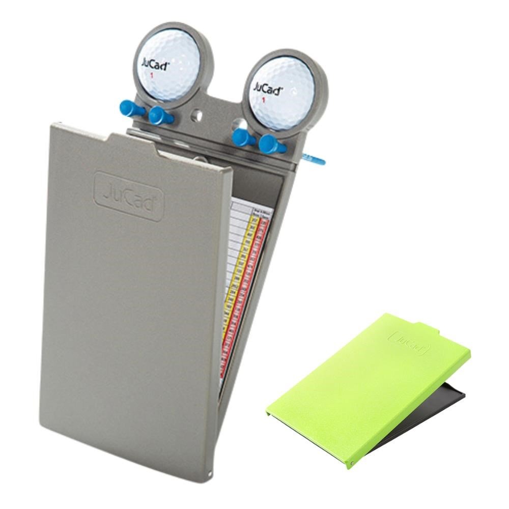 JuCad Scorecard Holder GRP etui na kartę wyników, titanium/zielone