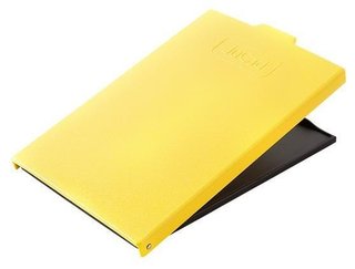 JuCad Scorecard Holder GRP etui na kartę wyników, titanium/żółte