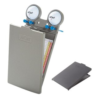 JuCad Scorecard Holder GRP etui na kartę wyników, titanium/czarne