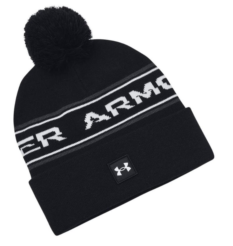 Under Armour Halftime Pom pánská męska czapka zimowa, czarna