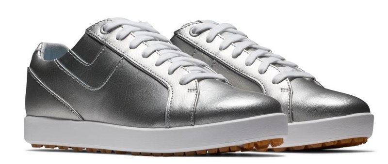 FootJoy Links damskie buty golfowe, srebrne