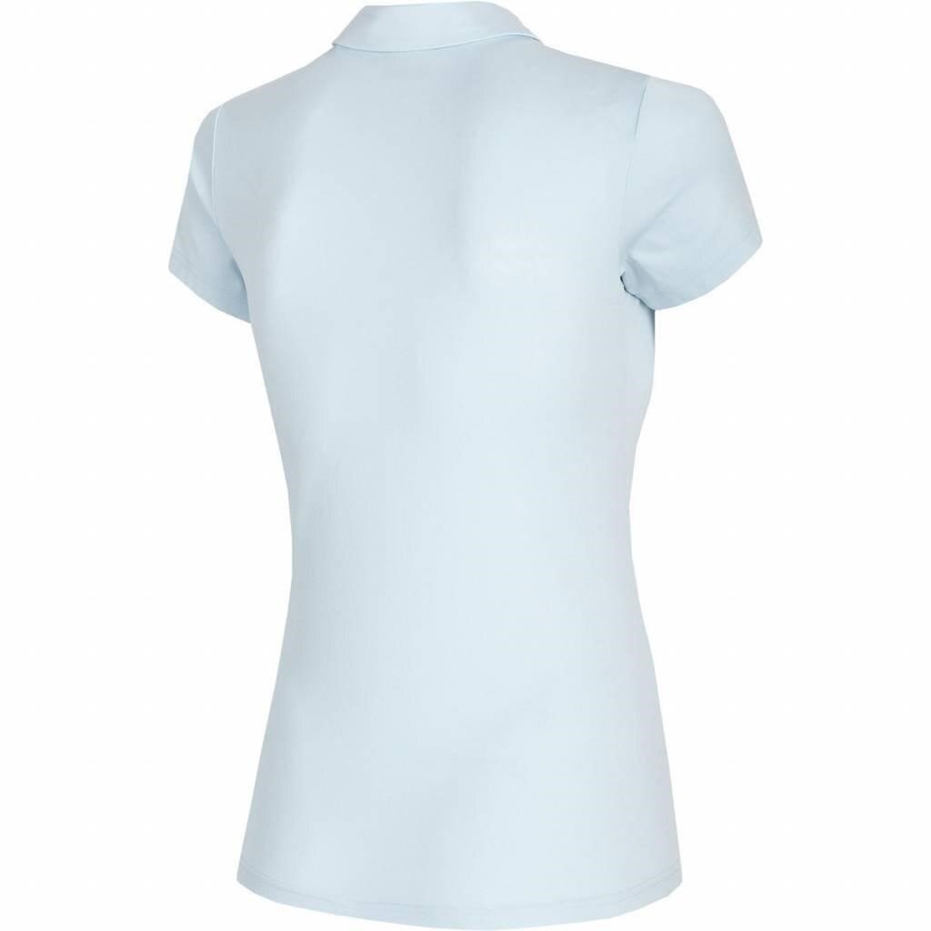 4F damskie polo golfowe, niebieskie
