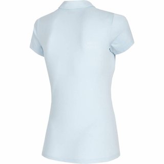 4F damskie polo golfowe, niebieskie