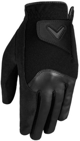 Callaway Rain Spann męskie rękawice golfowe, czarne, 1 para