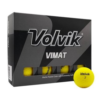 Volvik Vimat piłki golfowe, żółte