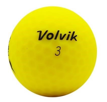 Volvik Vimat piłki golfowe, żółte
