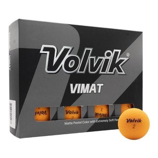 Volvik Vimat piłki golfowe, pomarańczowe
