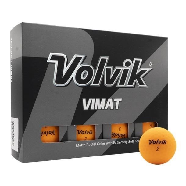 Volvik Vimat piłki golfowe, pomarańczowe