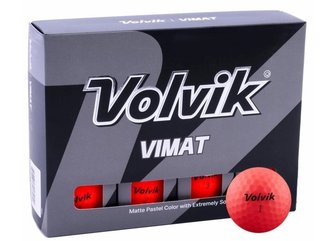 Volvik Vimat piłki golfowe, czerwone