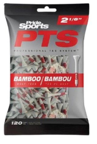 Pride Sports PTS Bamboo drewniana tee 53 mm, 120 szt.