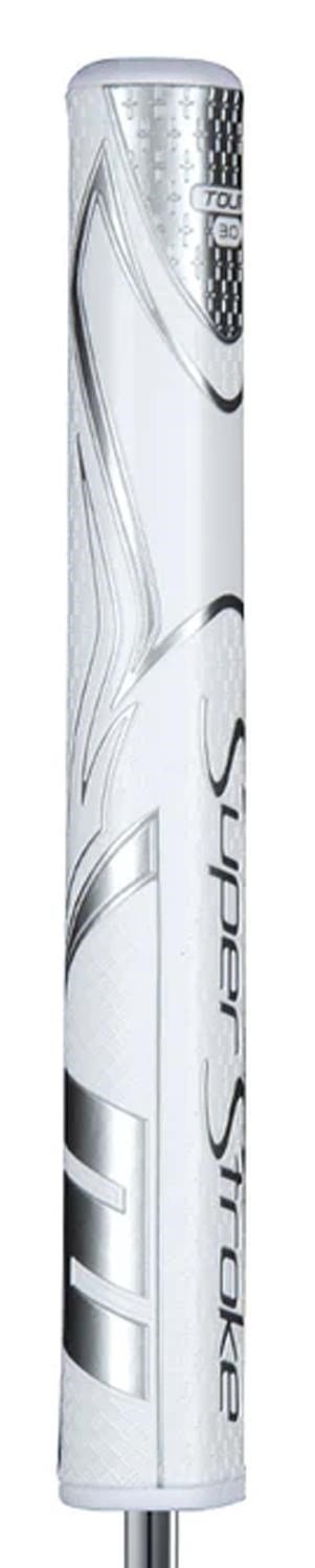SuperStroke Zenergy Tour 3.0 putter grip, biało/srebrny