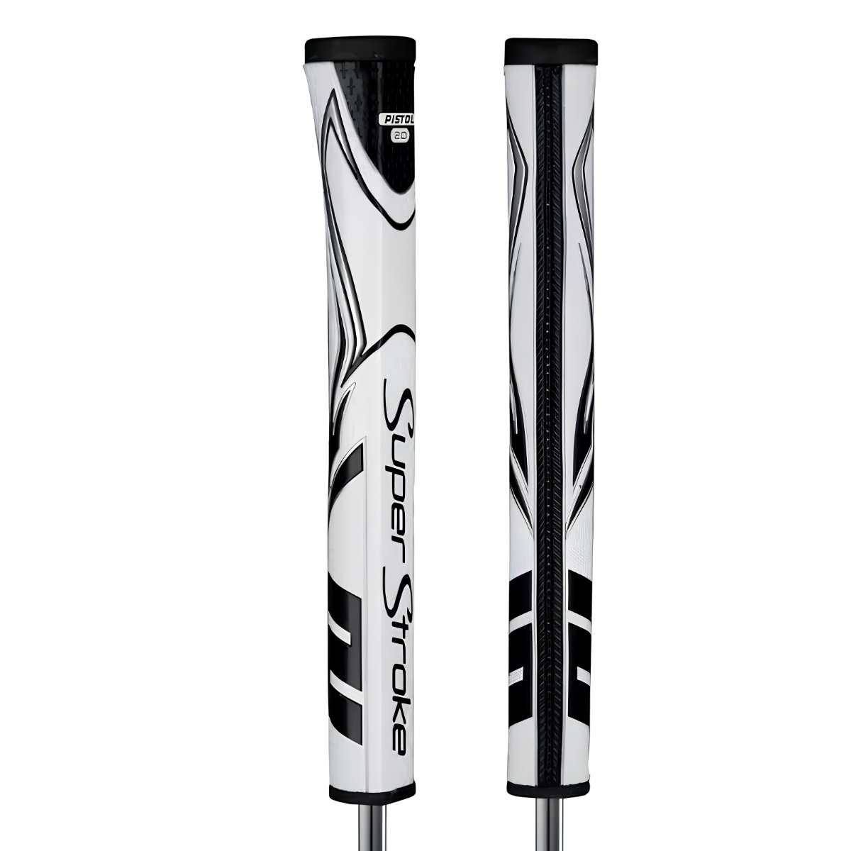 SuperStroke Zenergy Pistol GT 2.0 putter grip, biało/czarny