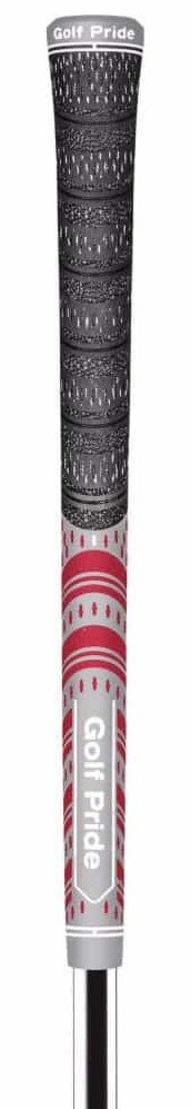 Golf Pride MCC Teams grip (.60 RND), MIDSIZE, szary/czerwony