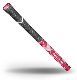 Golf Pride MCC Teams grip (.60 RND) MIDSIZE, ciemnoczerwony/biały