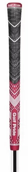Golf Pride MCC Teams grip (.60 RND) MIDSIZE, ciemnoczerwony/biały