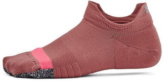 Under Armour Breathe 2 No Show Tab 2pk niskie skarpetki damskie, red fusion