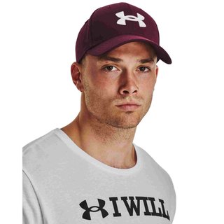Under Armour Blitzing męska czapka z daszkiem, bordowa