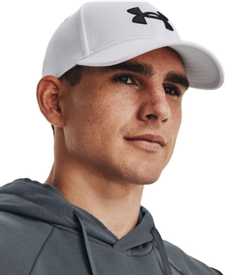 Under Armour Blitzing męska czapka z daszkiem, biała