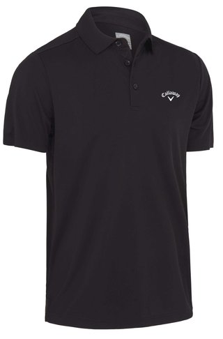 Callaway Tournament Chest Logo męskie polo, czarne