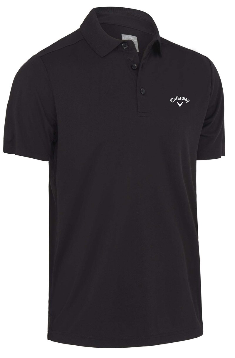 Callaway Tournament Chest Logo męskie polo, czarne