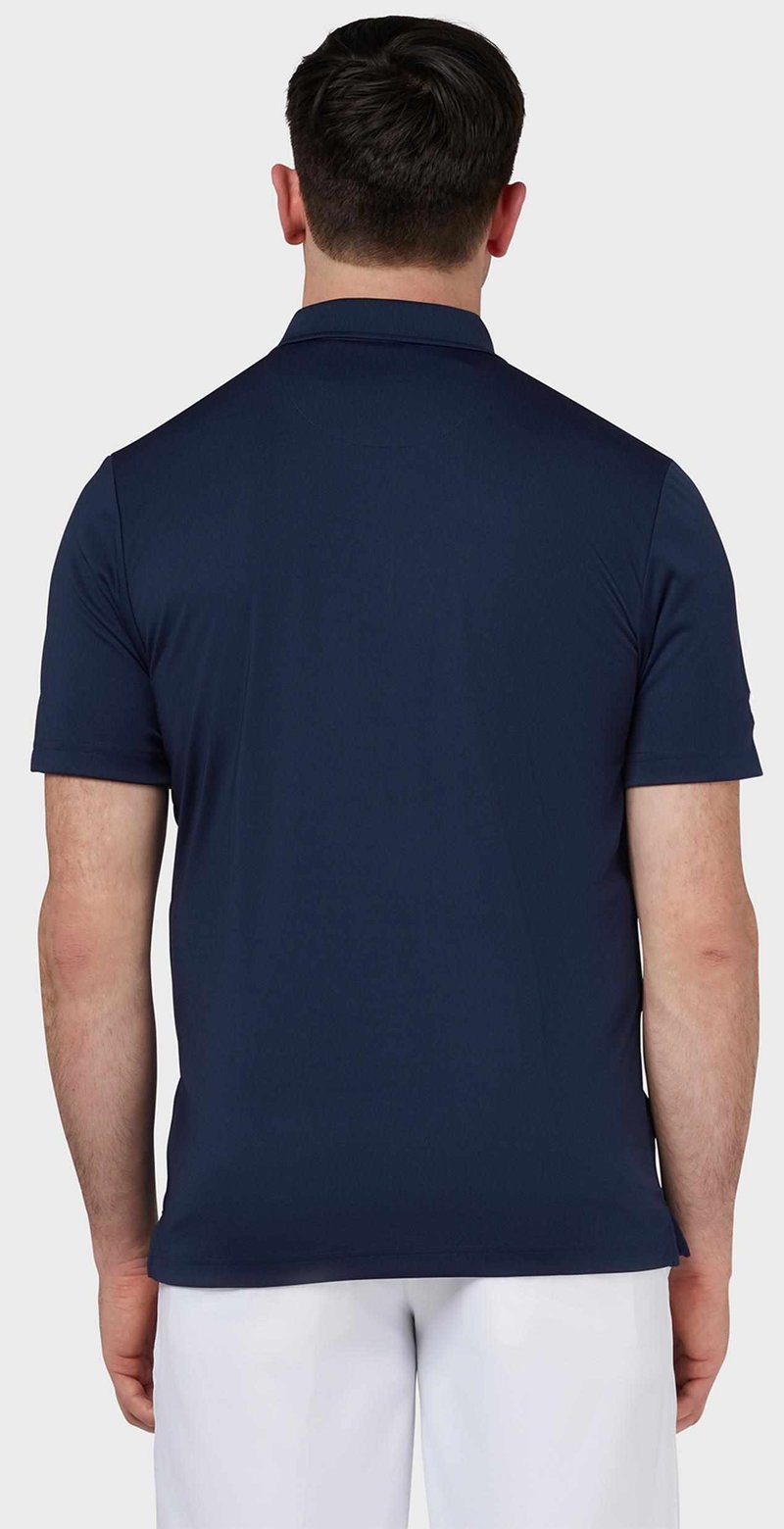 Callaway Tournament Chest Logo męskie polo, granatowe
